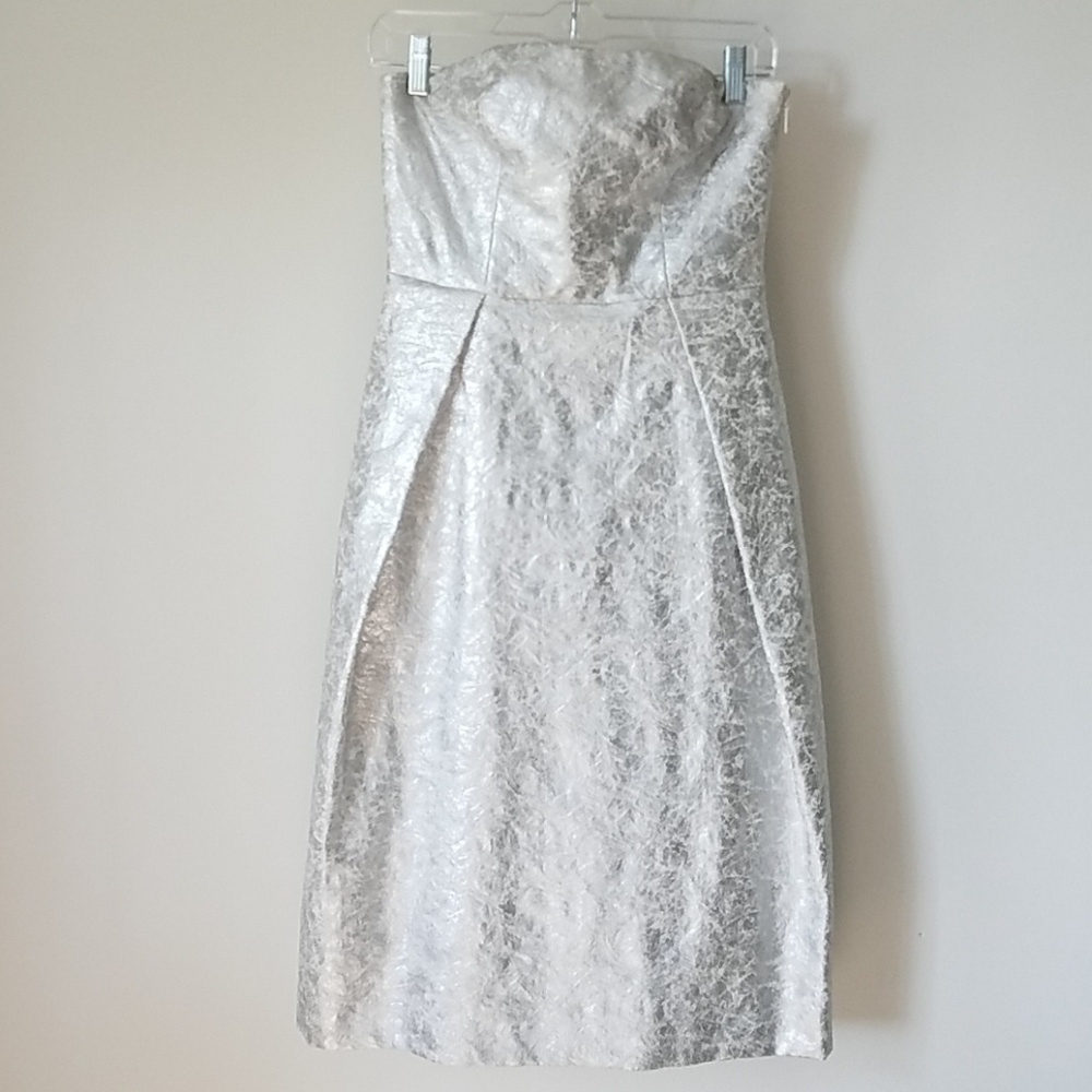 Stunning silver occasion dress
